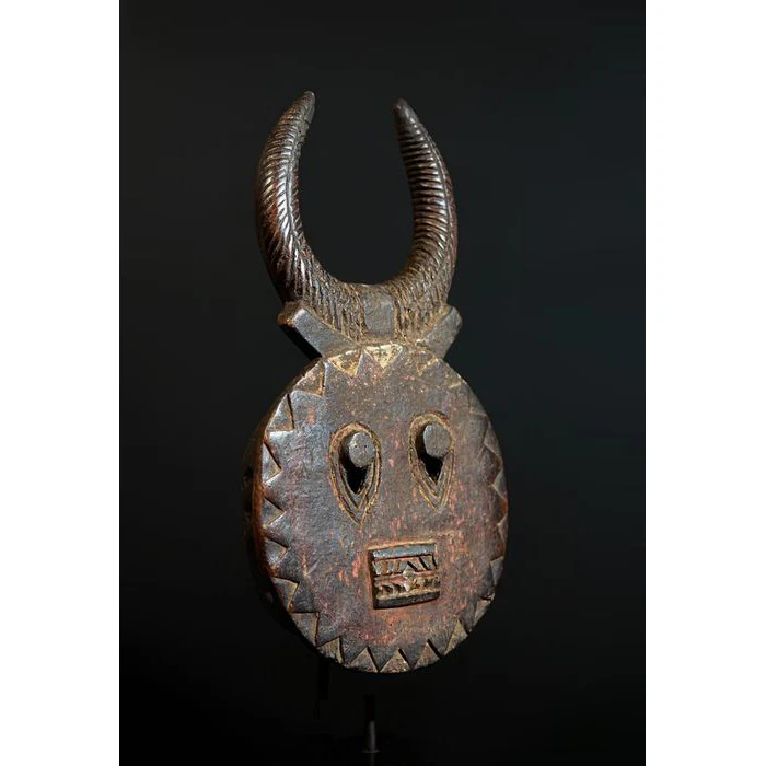 Baule Couple "Kple-Kple" Mask PAIR, Côte d'Ivoire #213, #214 - Image 6
