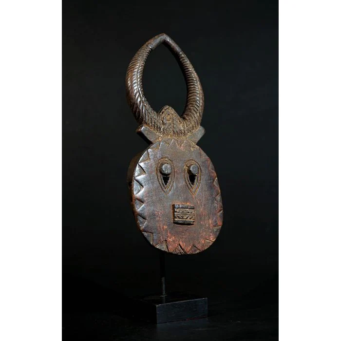 Baule Couple "Kple-Kple" Mask PAIR, Côte d'Ivoire #213, #214 - Image 7