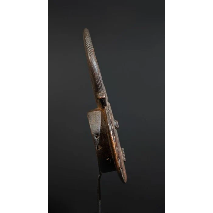 Baule Couple "Kple-Kple" Mask PAIR, Côte d'Ivoire #213, #214 - Image 8
