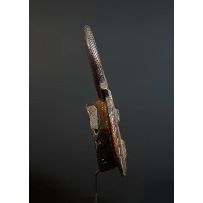 Baule Couple "Kple-Kple" Mask PAIR, Côte d'Ivoire #213, #214 - Image 9