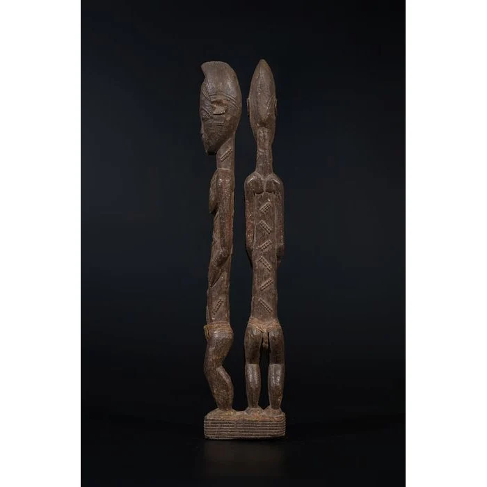 Baule Couple Divination Sculpture, Ivory Coast - Image 3