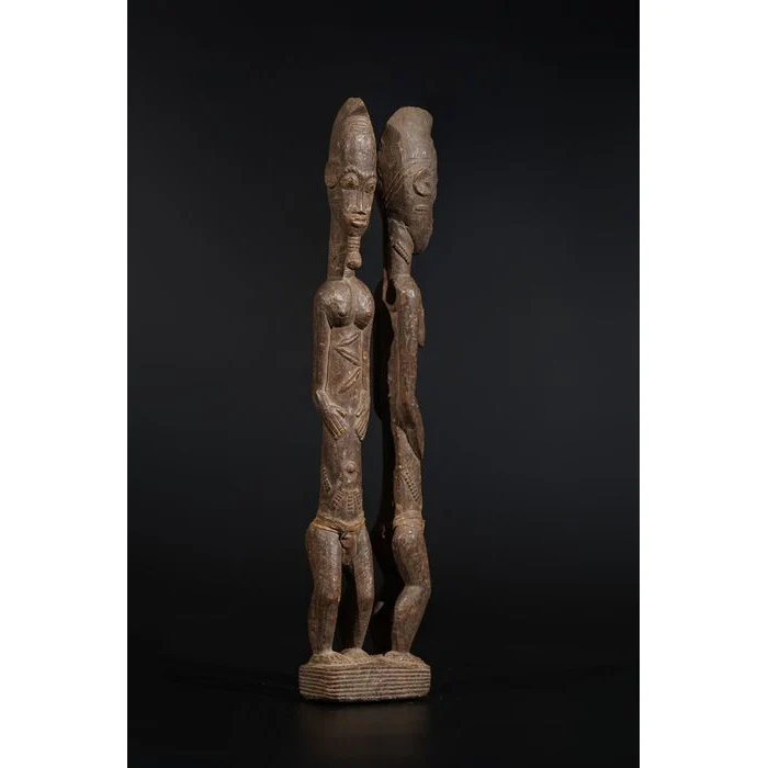 Baule Couple Divination Sculpture, Ivory Coast - Image 5
