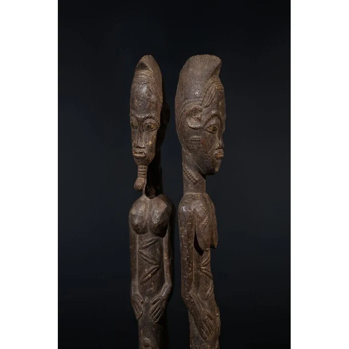 Baule Couple Divination Sculpture, Ivory Coast - Image 7