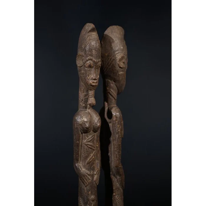 Baule Couple Divination Sculpture, Ivory Coast - Image 8