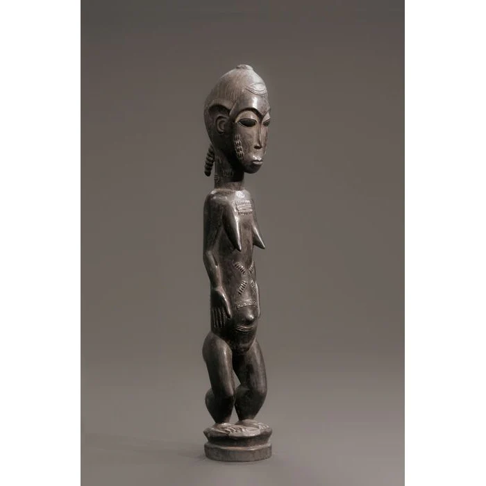 Baule Female Sculpture, Ivory Coast #789 - Image 3
