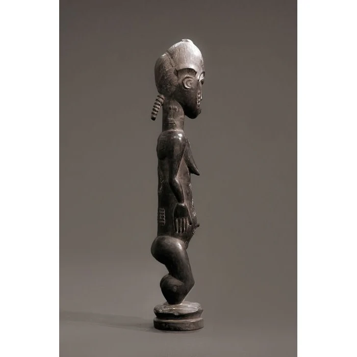 Baule Female Sculpture, Ivory Coast #789 - Image 4