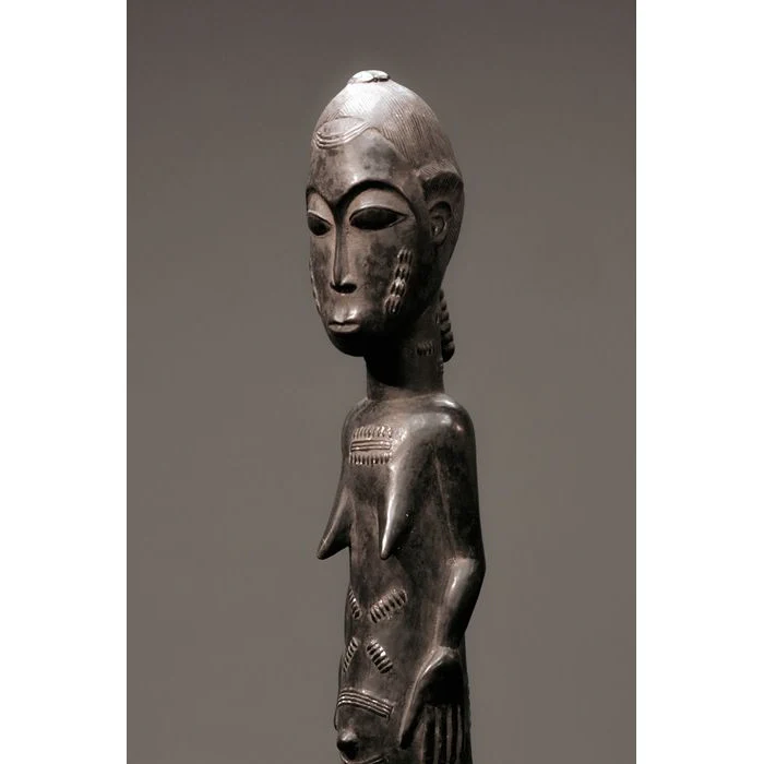 Baule Female Sculpture, Ivory Coast #789 - Image 7