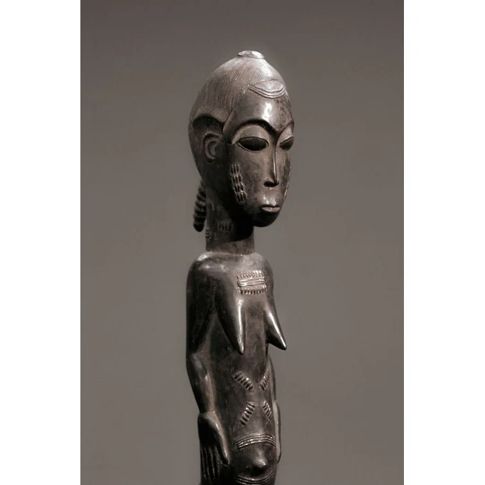 Baule Female Sculpture, Ivory Coast #789 - Image 9