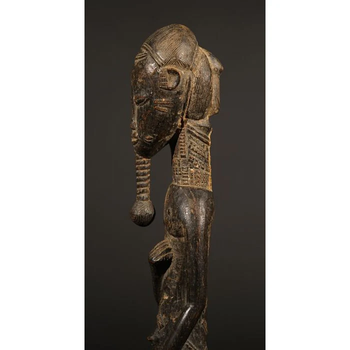 Baule Male Blolo Divination Figure, Côte d'Ivoire #788 - Image 11