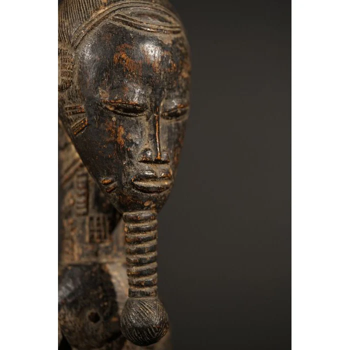 Baule Male Blolo Divination Figure, Côte d'Ivoire #788 - Image 13