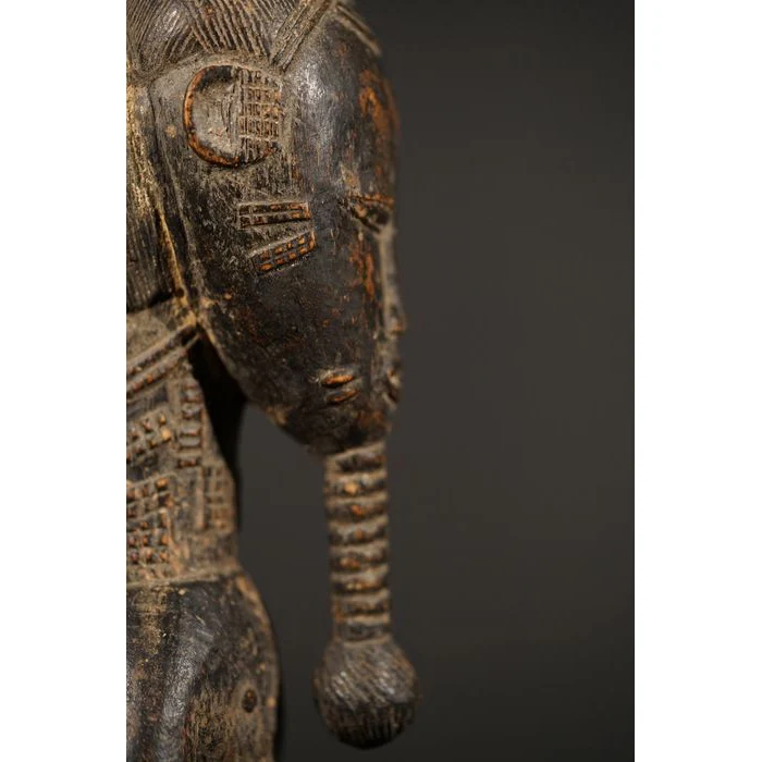 Baule Male Blolo Divination Figure, Côte d'Ivoire #788 - Image 15