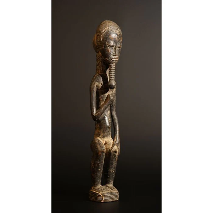 Baule Male Blolo Divination Figure, Côte d'Ivoire #788 - Image 3