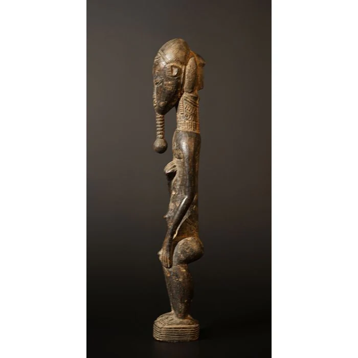 Baule Male Blolo Divination Figure, Côte d'Ivoire #788 - Image 5