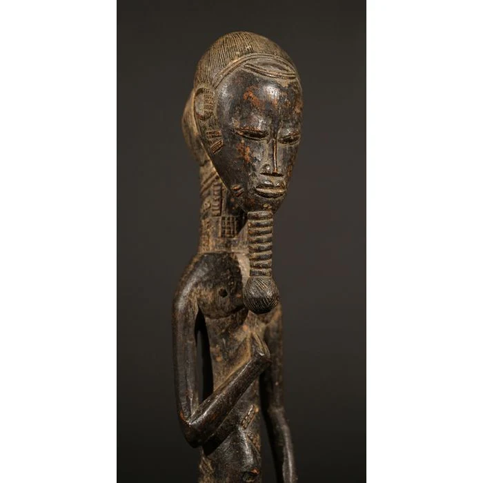 Baule Male Blolo Divination Figure, Côte d'Ivoire #788 - Image 7