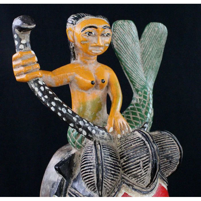 Baule Mami Wata Mask, Côte d'Ivoire #432 - Image 11