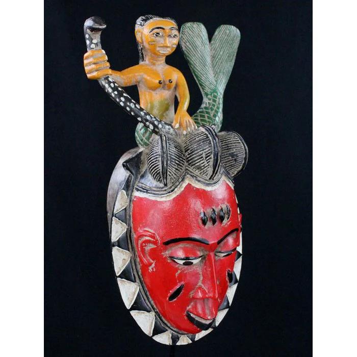 Baule Mami Wata Mask, Côte d'Ivoire #432 - Image 2