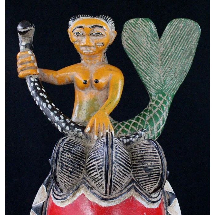 Baule Mami Wata Mask, Côte d'Ivoire #432 - Image 6