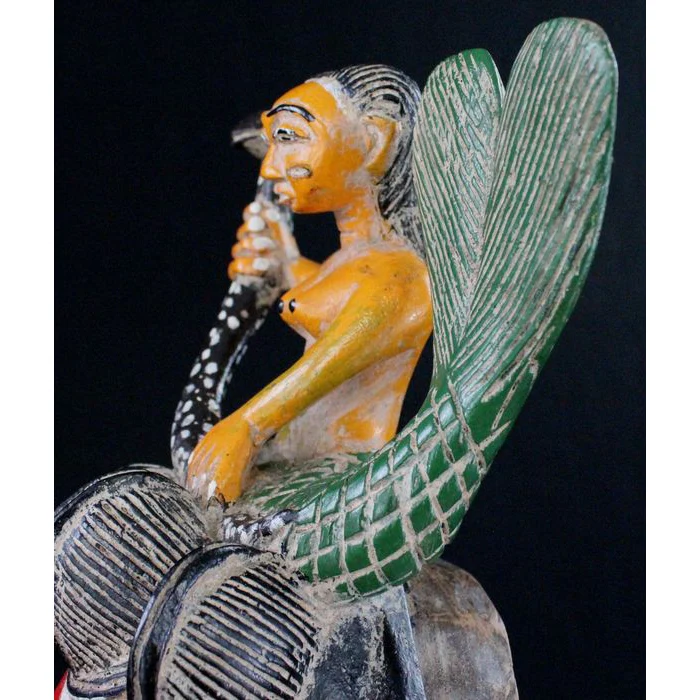 Baule Mami Wata Mask, Côte d'Ivoire #432 - Image 7