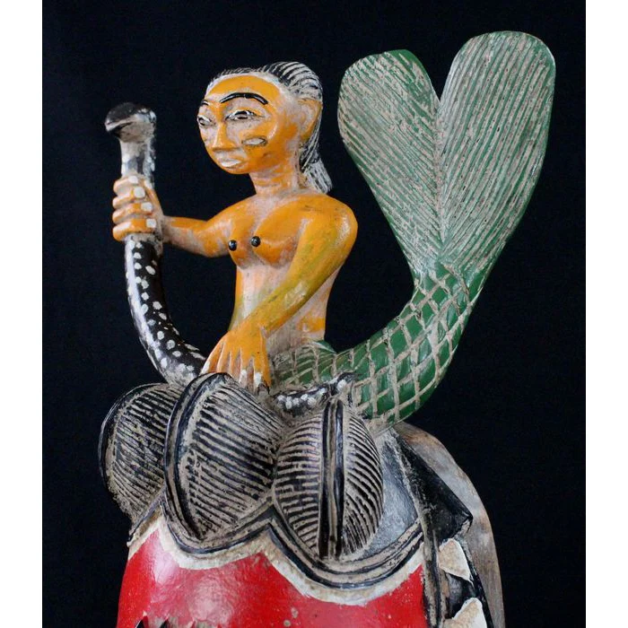 Baule Mami Wata Mask, Côte d'Ivoire #432 - Image 8