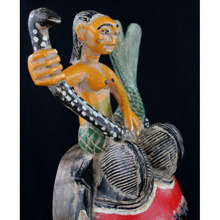 Baule Mami Wata Mask, Côte d'Ivoire #432 - Image 9