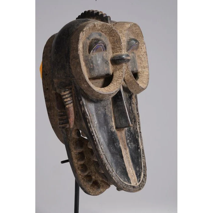 Baule Monkey Mask, Côte d'Ivoire #777 - Image 10