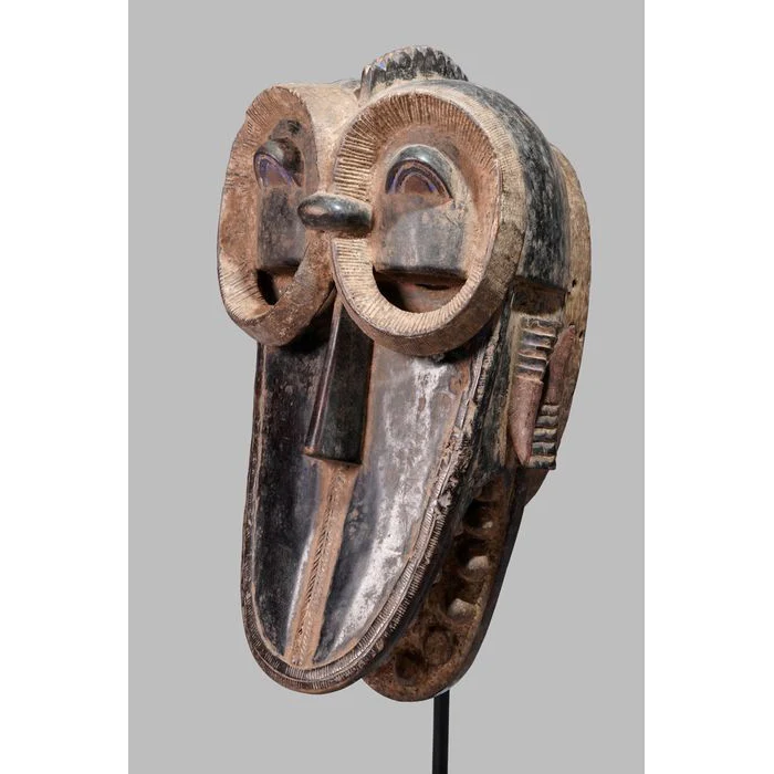 Baule Monkey Mask, Côte d'Ivoire #777 - Image 6