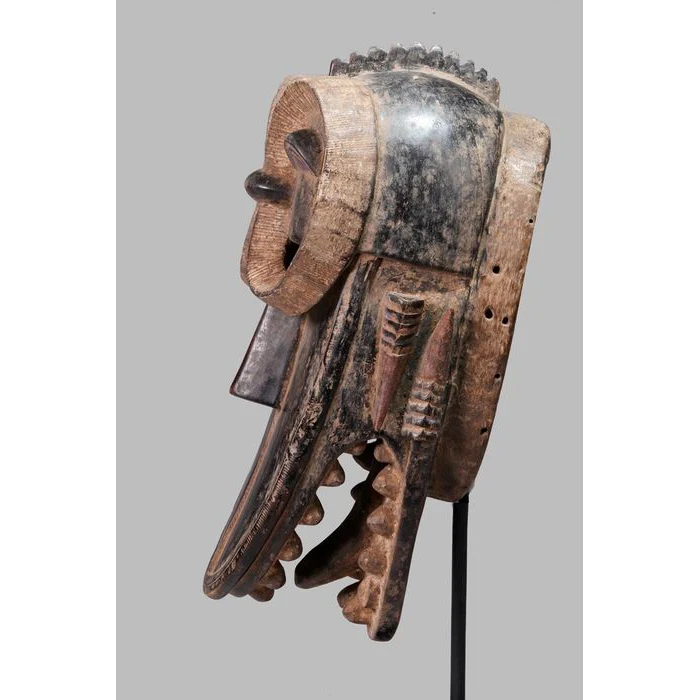 Baule Monkey Mask, Côte d'Ivoire #777 - Image 7