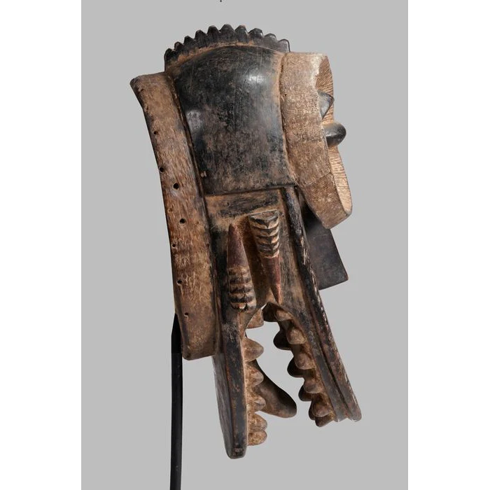 Baule Monkey Mask, Côte d'Ivoire #777 - Image 9
