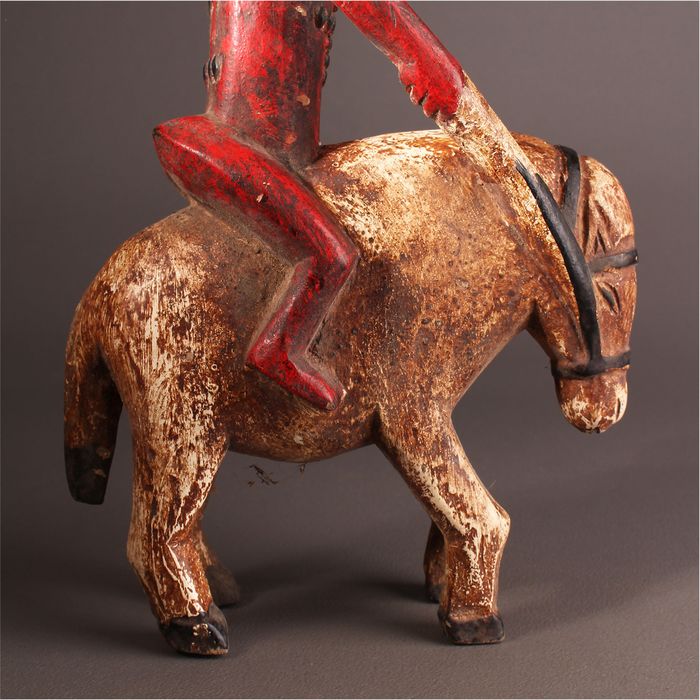 Baule Horse Rider / Equestrian  Figure, Ivory Coast - Image 11