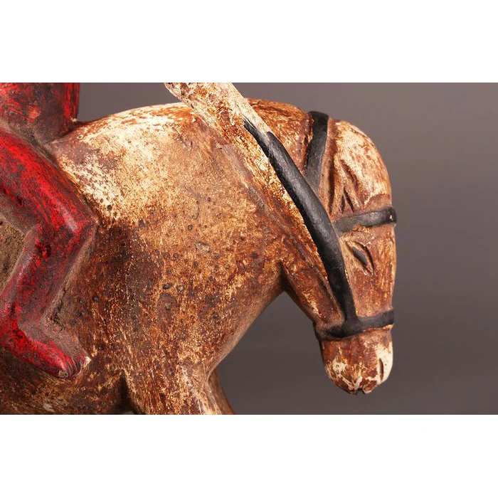 Baule Horse Rider / Equestrian  Figure, Ivory Coast - Image 12
