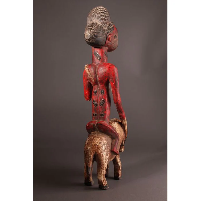 Baule Horse Rider / Equestrian  Figure, Ivory Coast - Image 4
