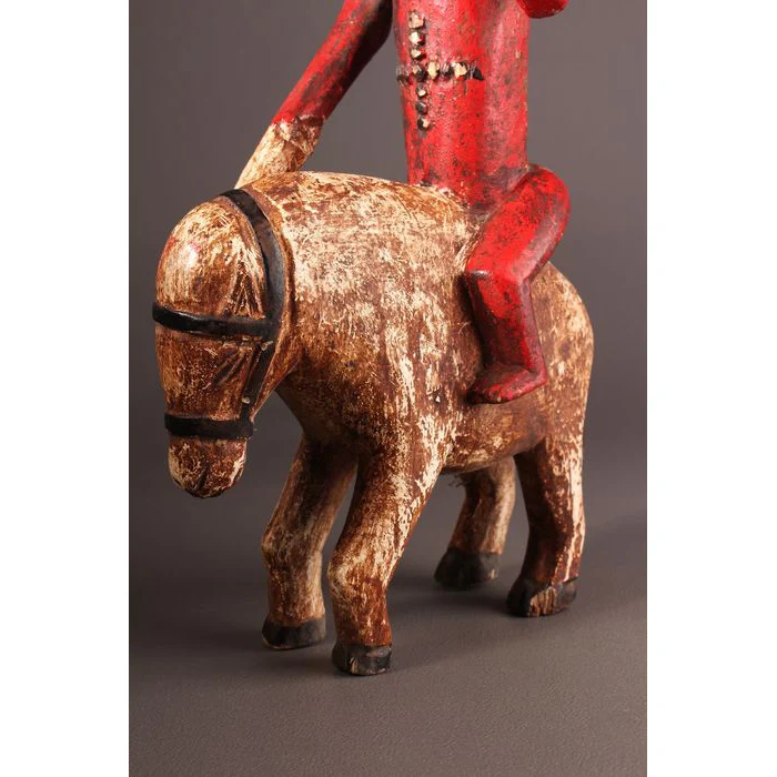 Baule Horse Rider / Equestrian  Figure, Ivory Coast - Image 8
