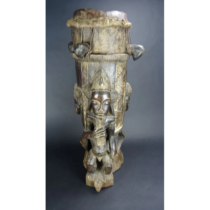 Baule Tam Tam Drum Large, Côte d'Ivoire - Image 2