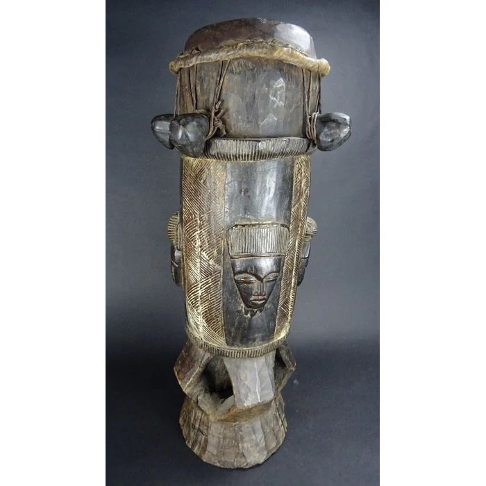 Baule Tam Tam Drum Large, Côte d'Ivoire - Image 3