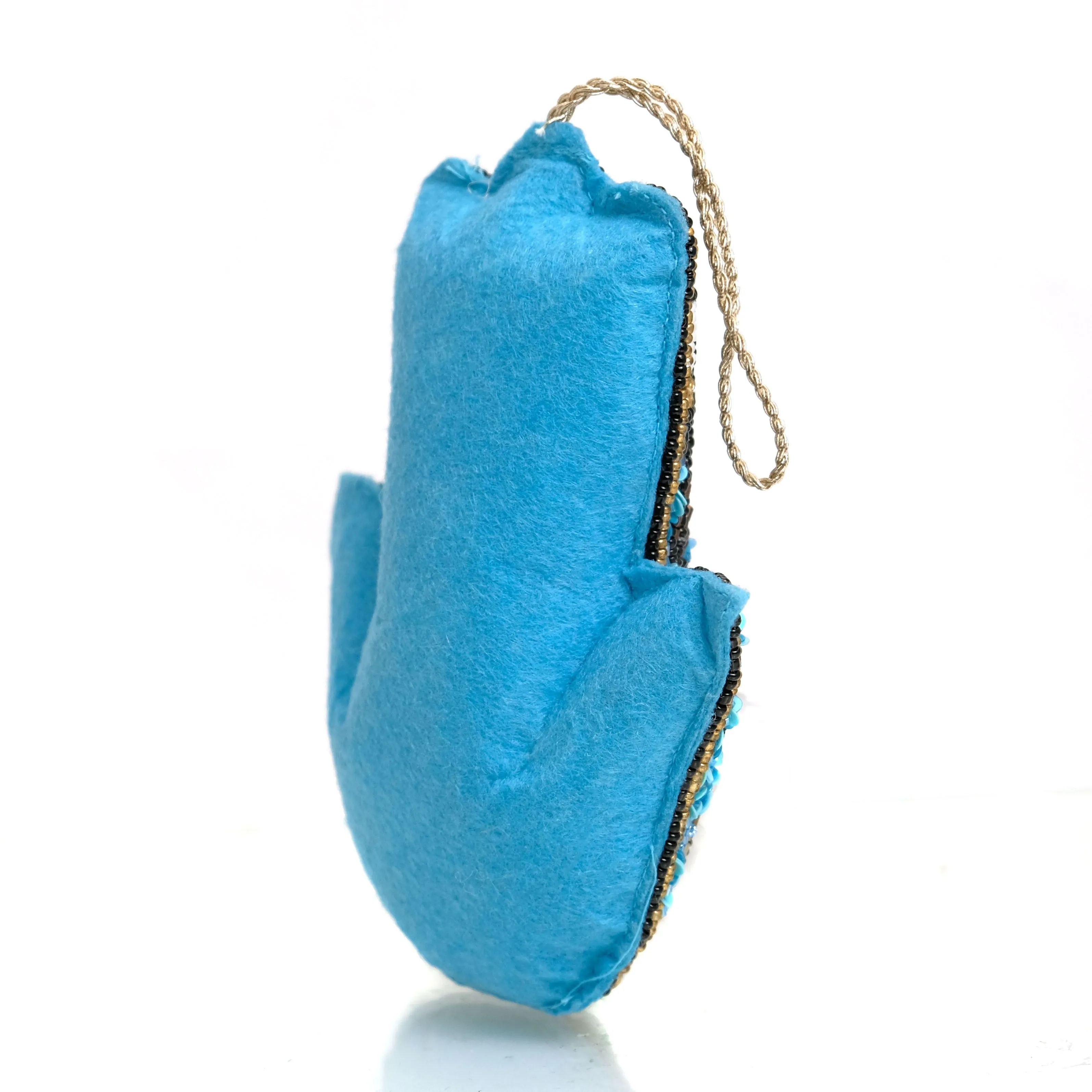 Beaded Hamsa Hand Ornament 50% OFF SALE - Image 9