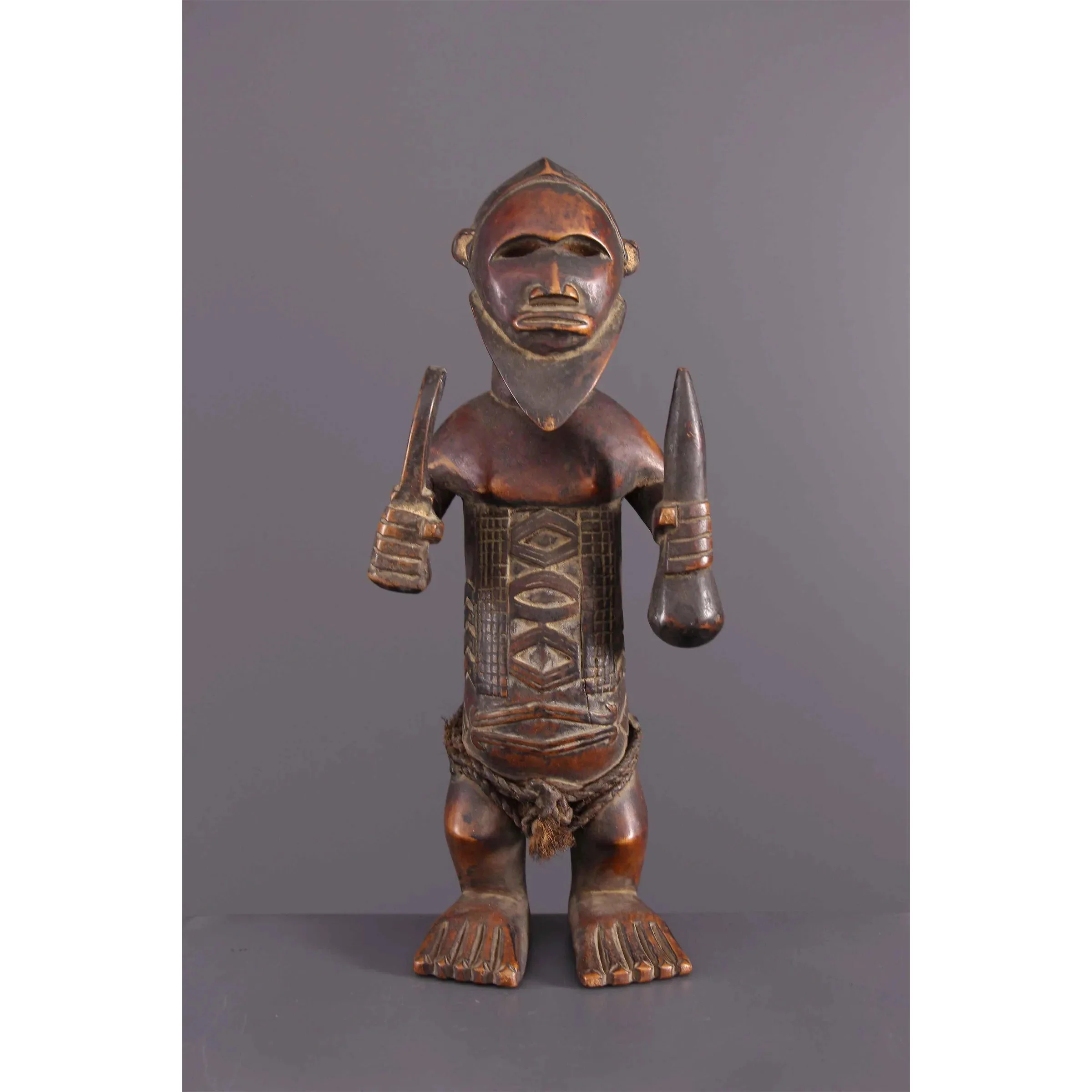 Bembe Ancestor Healer Statue, Congo #991 - Image 2