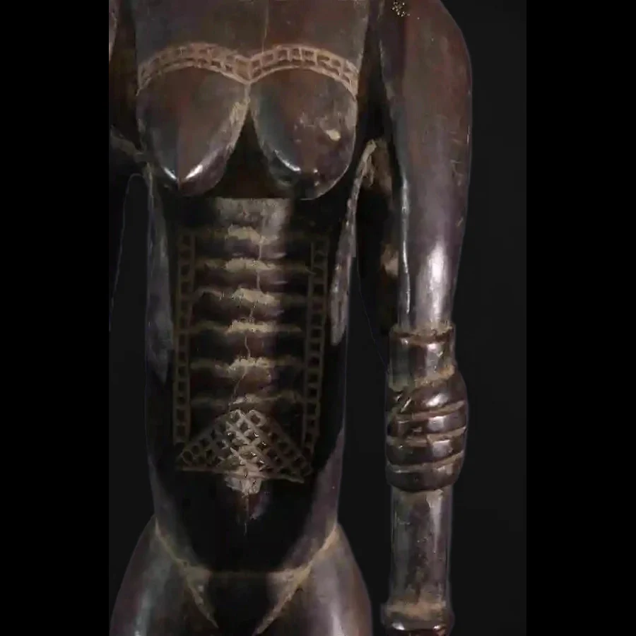 Bembe / Béembé Female Kitebi Power Figure, Democratic Republic of Congo #29 - Image 12