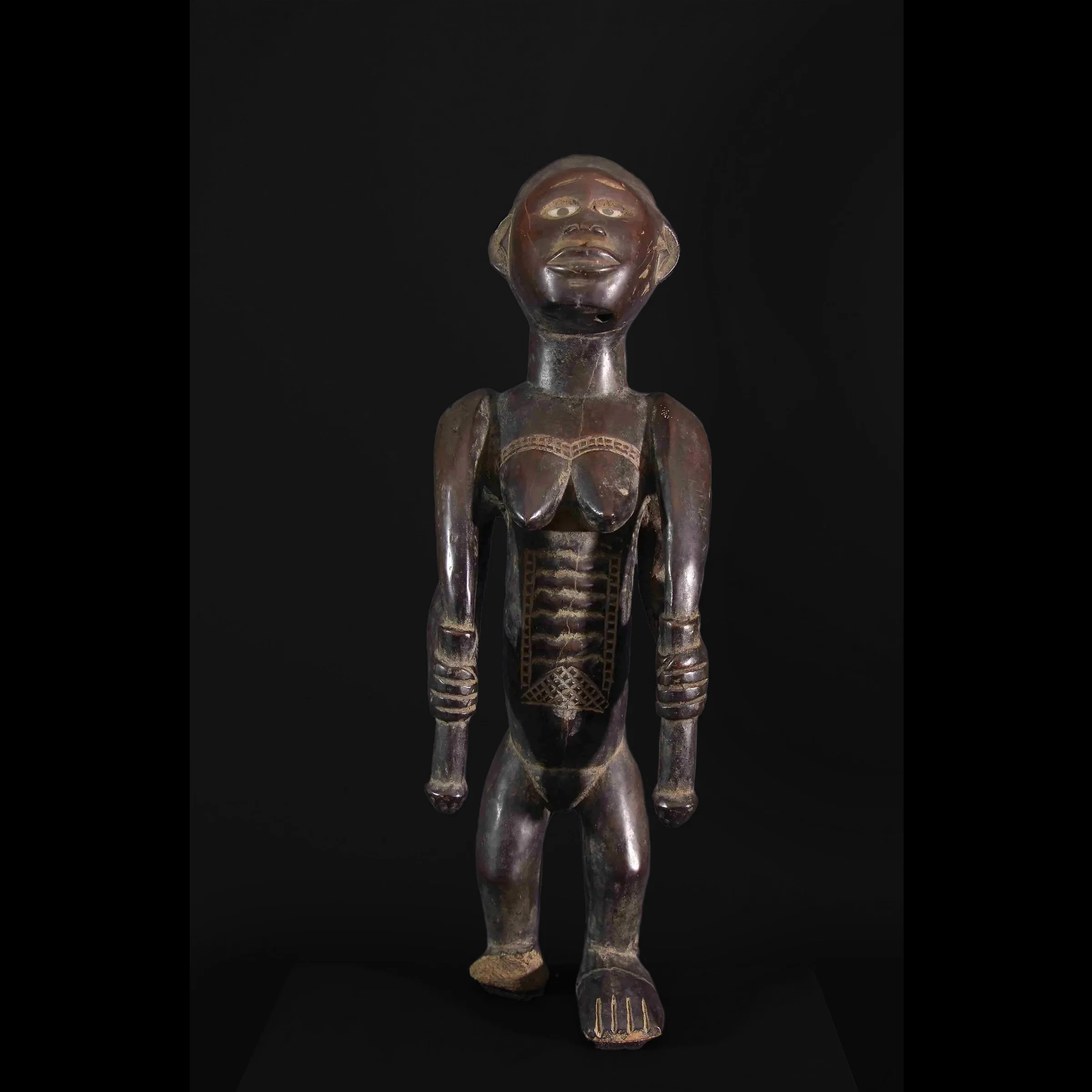 Bembe / Béembé Female Kitebi Power Figure, Democratic Republic of Congo #29 - Image 2