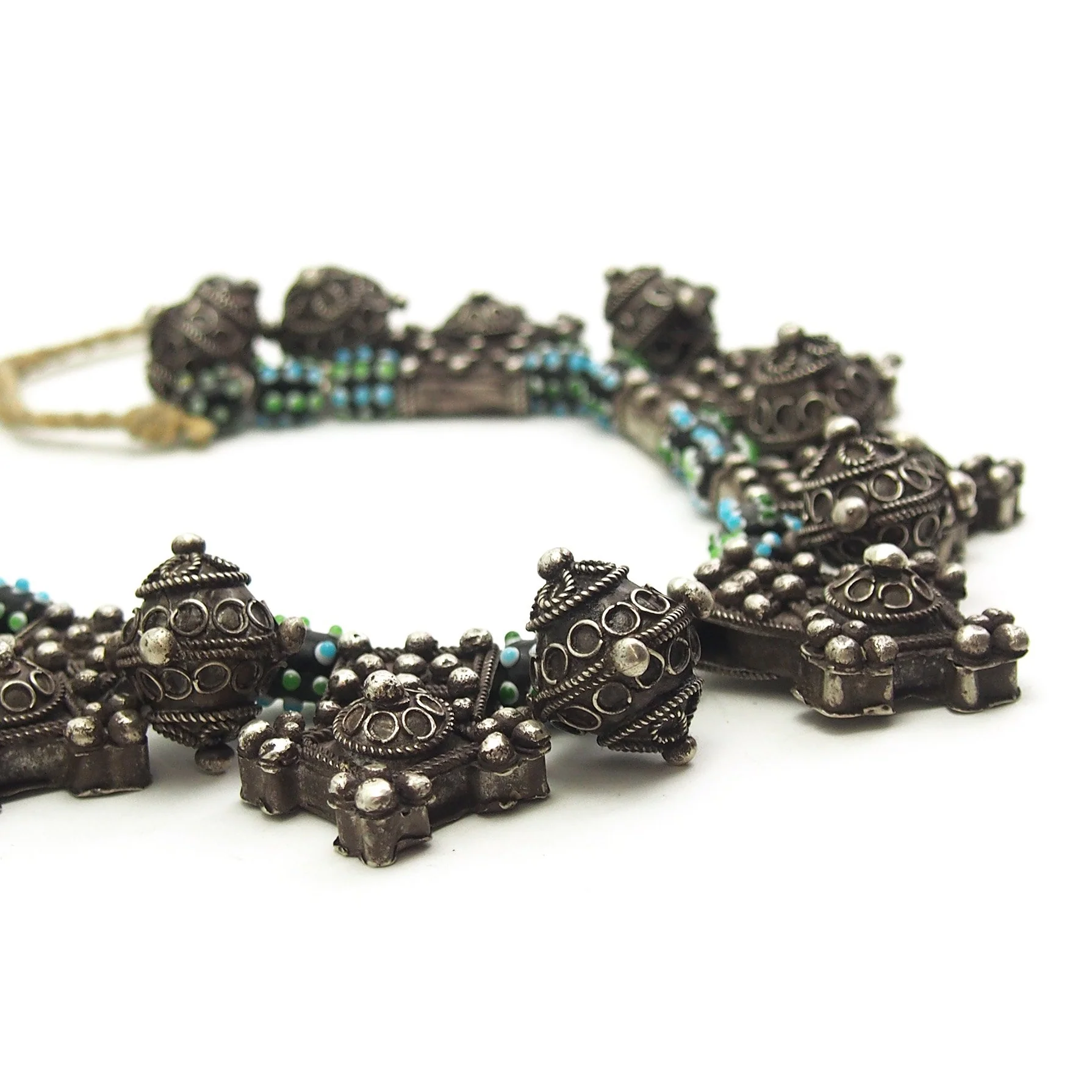 Berber Bead/Boghdad Cross Necklace - Image 4