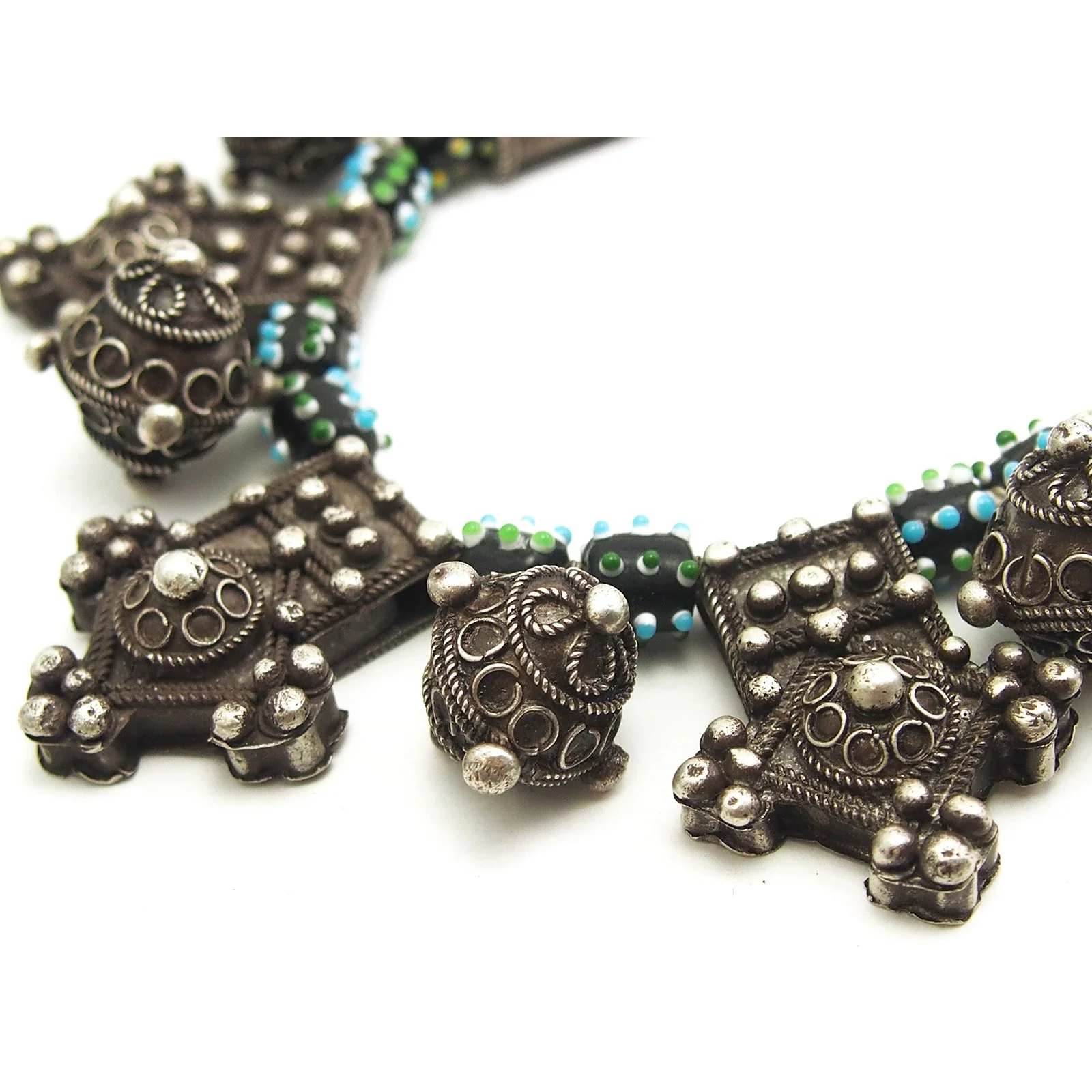 Berber Bead/Boghdad Cross Necklace - Image 5