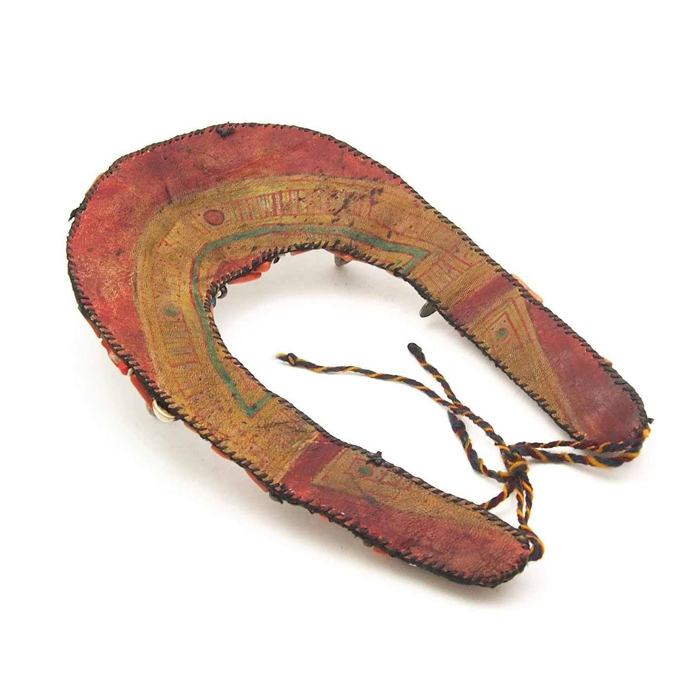 Berber Heirloom Coral/Silver Bib Necklace, B - Image 7
