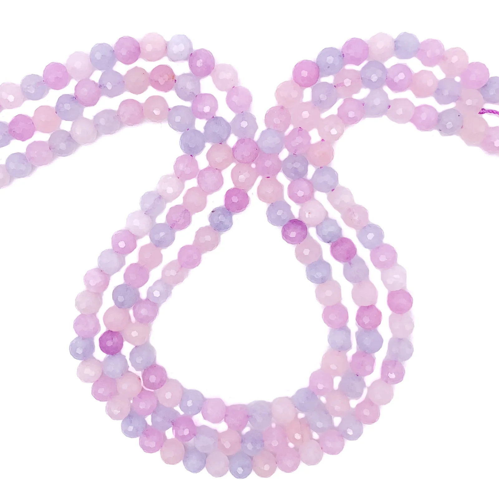 Beryl Mix 6mm Faceted Rounds Bead Strand - Image 3