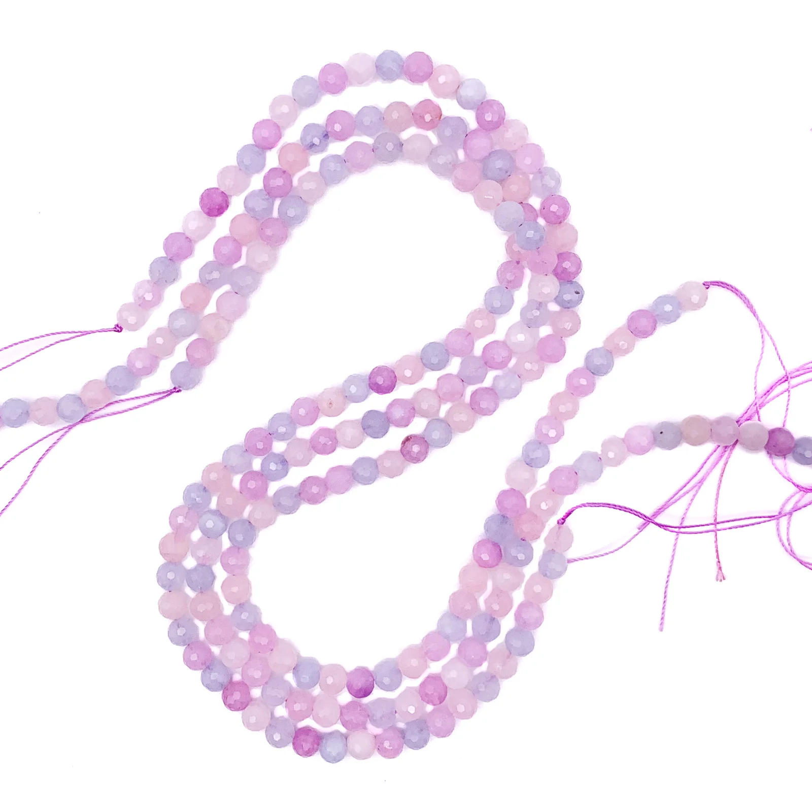 Beryl Mix 6mm Faceted Rounds Bead Strand - Image 5