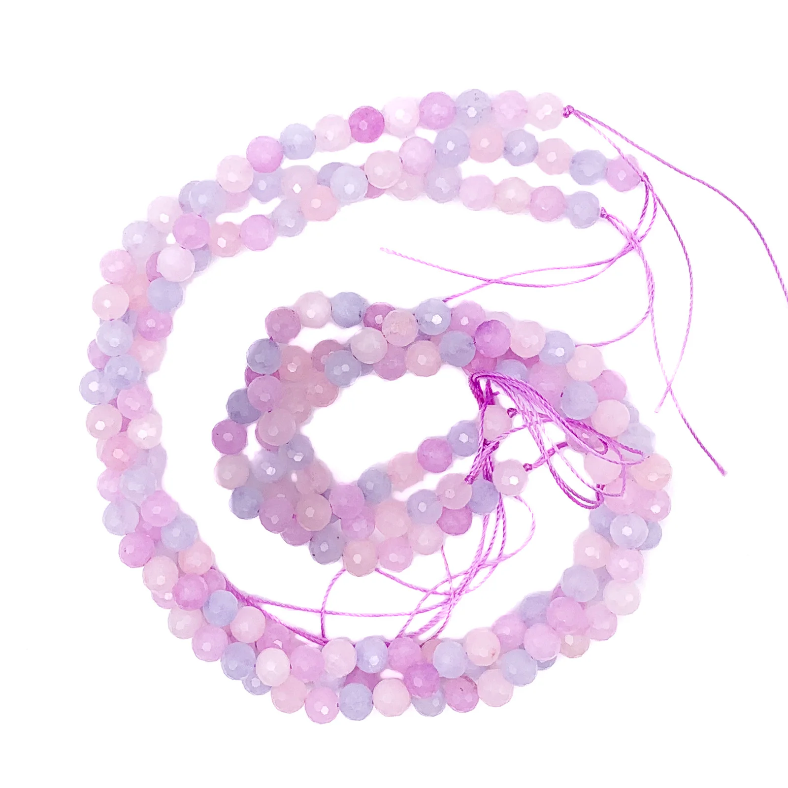 Beryl Mix 6mm Faceted Rounds Bead Strand - Image 8