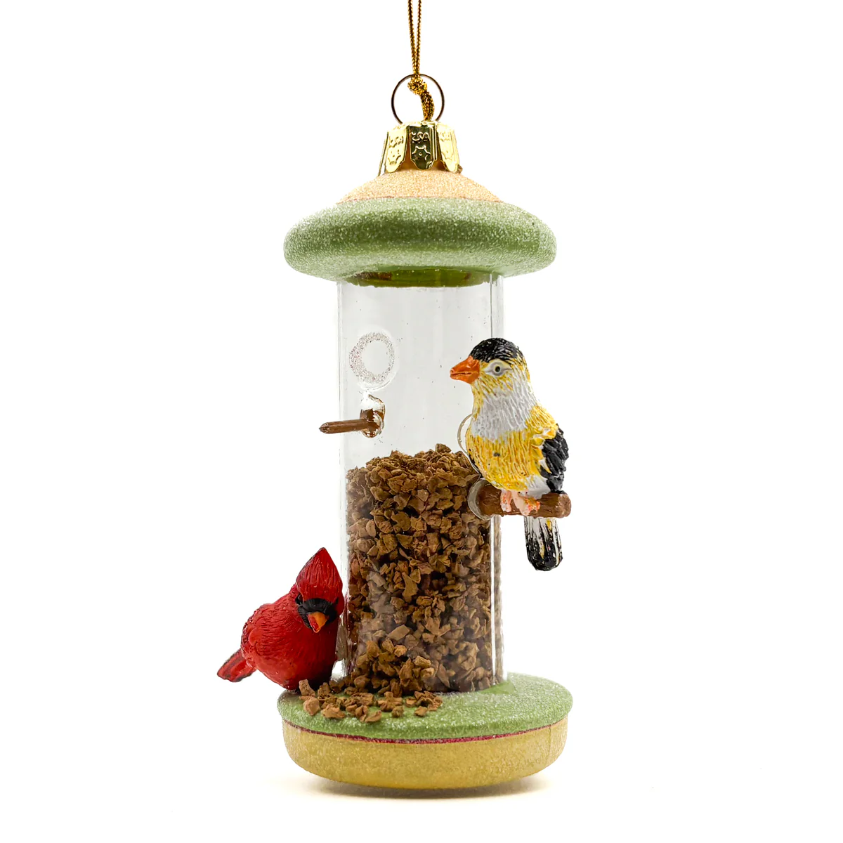 Bird Feeder Glass Ornament - Image 2