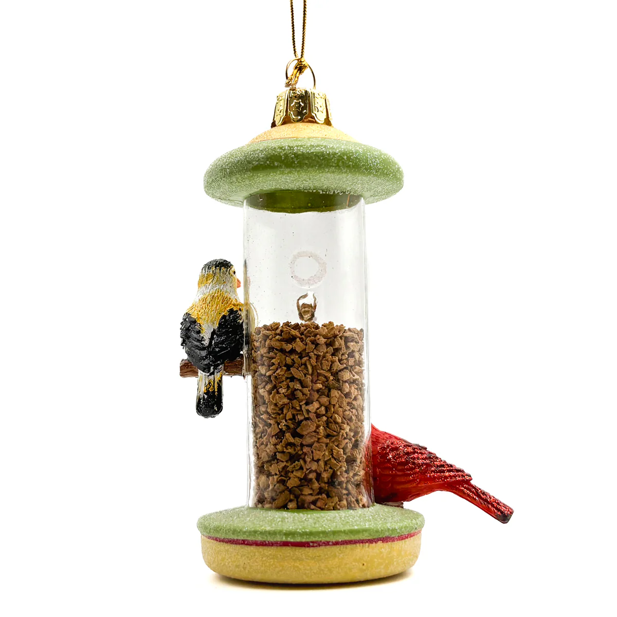 Bird Feeder Glass Ornament - Image 3