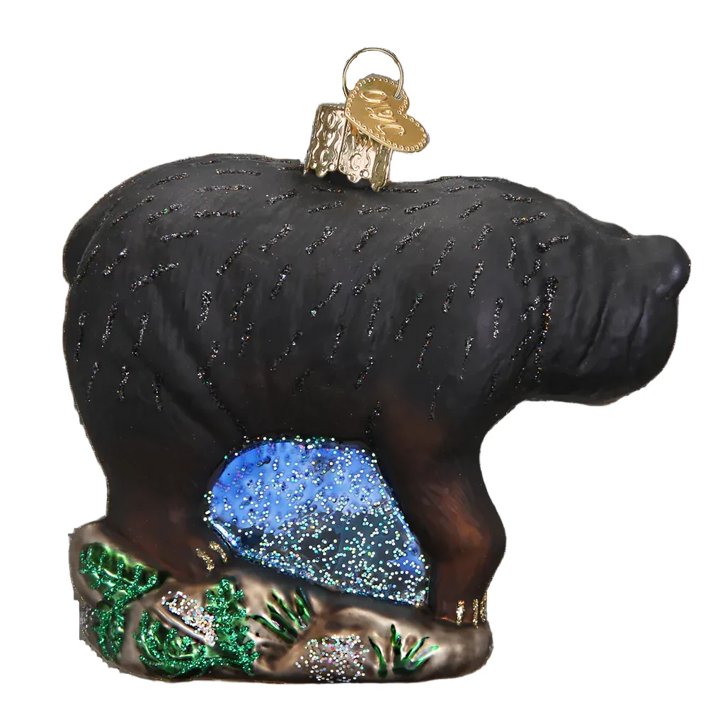 Black Bear Ornament 50% OFF SALE - Image 2