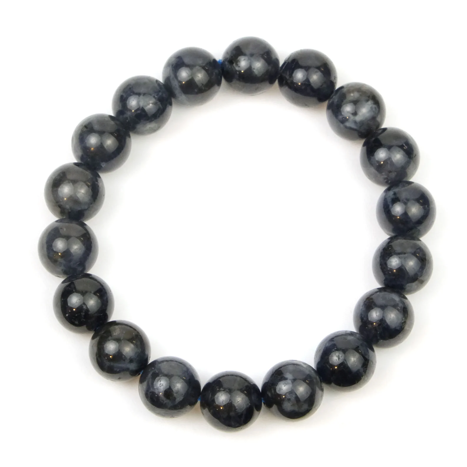 Black Tanzanite Stretch Bracelet 11mm - Image 3