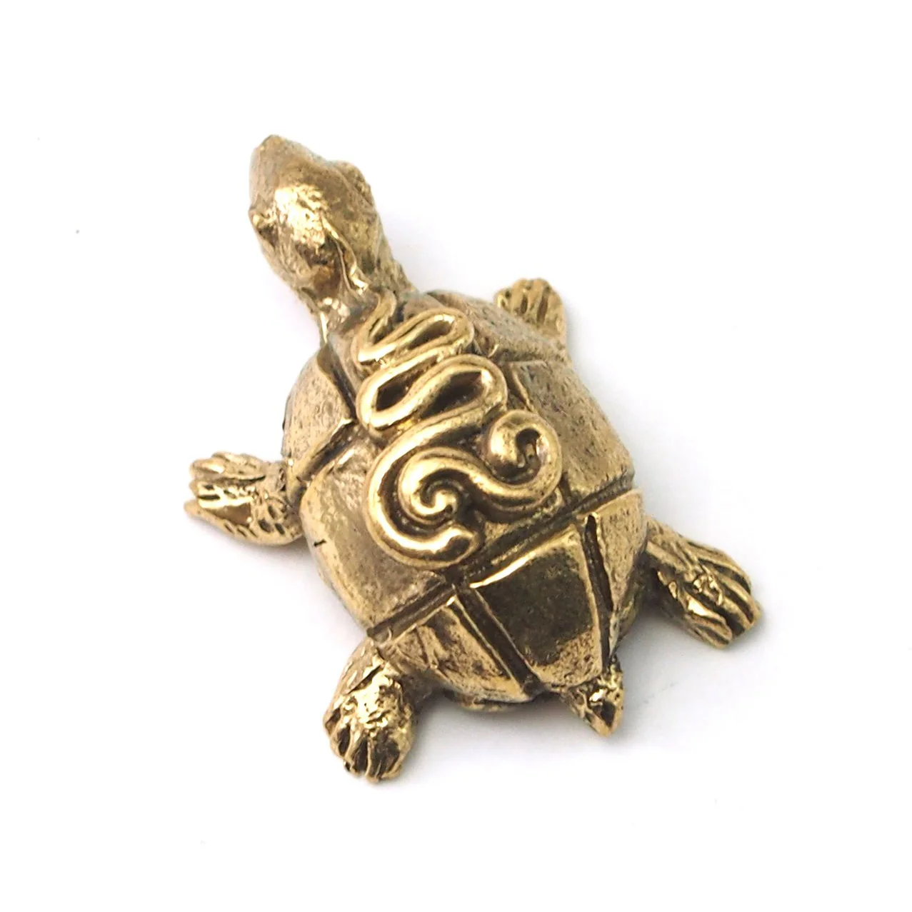 Black Tortoise Brass Statue - Image 2