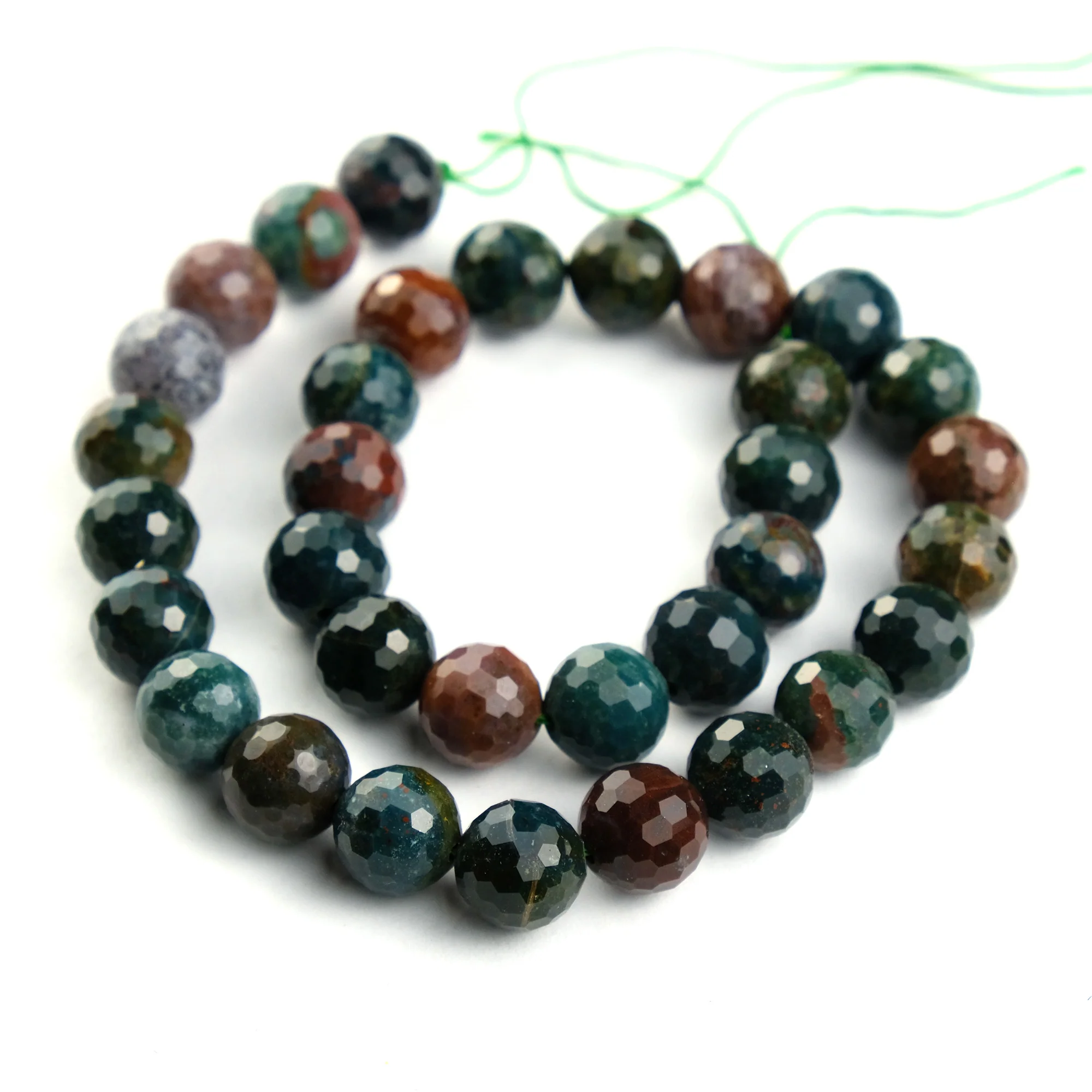 Bloodstone Faceted Rounds 12mm Strand - Image 2